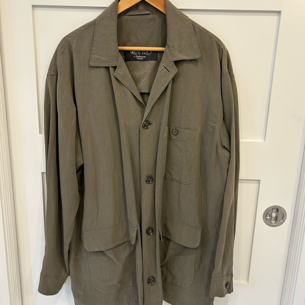 Steilmann Men's Khaki Shirt Jacket